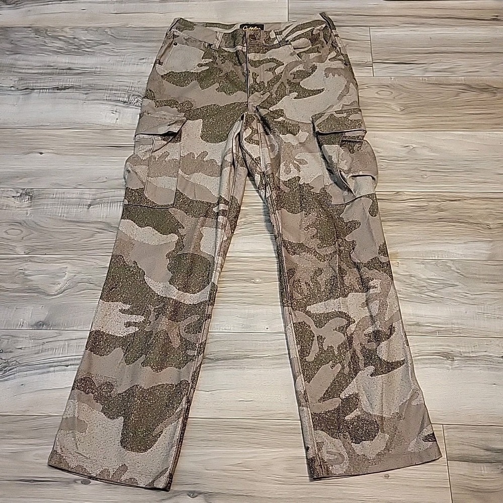 Cabela's Outfitter‎ Microtex Hunting Pants Men's 30 Camo Hunting Fishing Outdoor